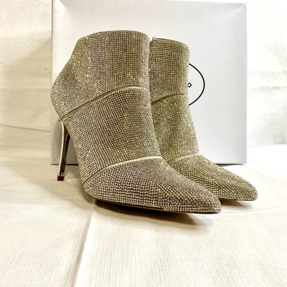 GORGEOUS High-heel Rhinestone Bootie - Picture 6 of 16